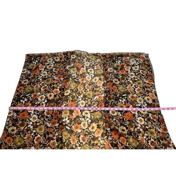 Beach Cover Up Boho Floral Kimono - Picture 4 of 5